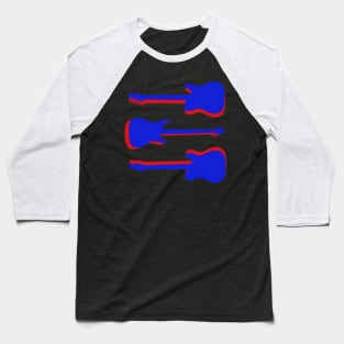 Shadowed Guitars Baseball T-Shirt